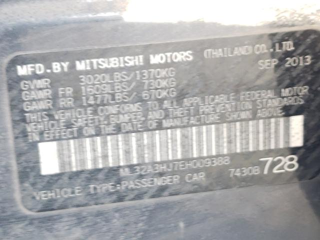 2014 MITSUBISHI MIRAGE DE ML32A3HJ7EH009388