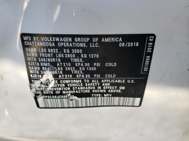 2018 VOLKSWAGEN ATLAS SE 1V2CP2CA8JC595705