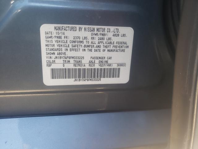 2015 INFINITI Q50 BASE JN1BV7AP6FM333225