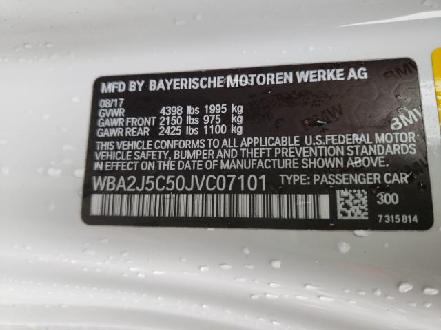 2018 BMW M240I WBA2J5C50JVC07101