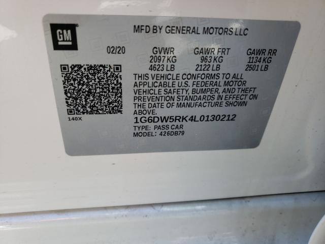 2020 CADILLAC CT5 LUXURY 1G6DW5RK4L0130212