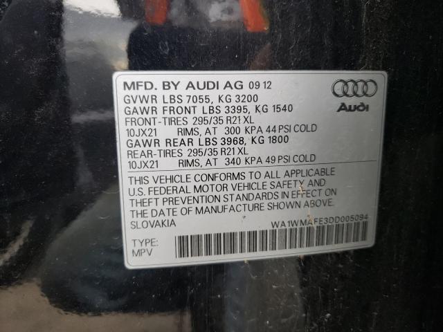 2013 AUDI Q7 PRESTIG WA1WMAFE3DD005094