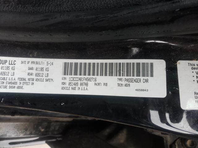 2015 CHRYSLER 200 LIMITE 1C3CCCAB1FN502716