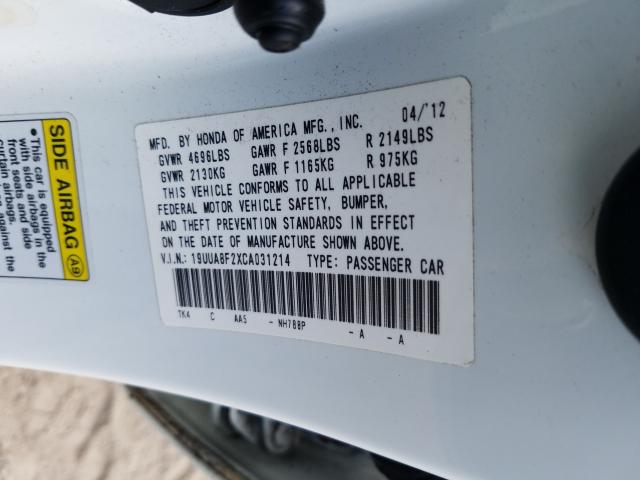 2012 ACURA TL 19UUA8F2XCA031214