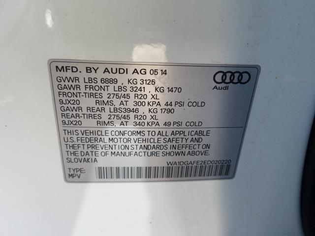 2014 AUDI Q7 PRESTIG WA1DGAFE2ED020220