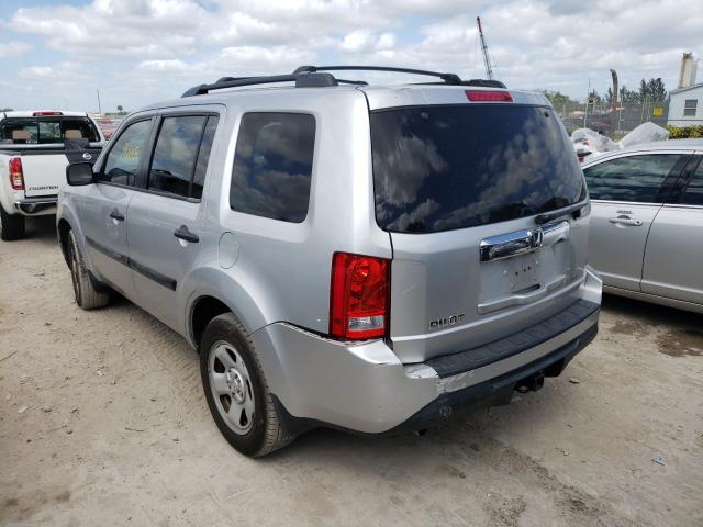 2013 HONDA PILOT LX 5FNYF3H28DB041900