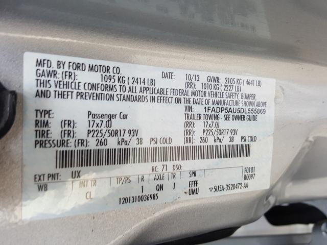 2013 FORD C-MAX SE 1FADP5AU5DL555869