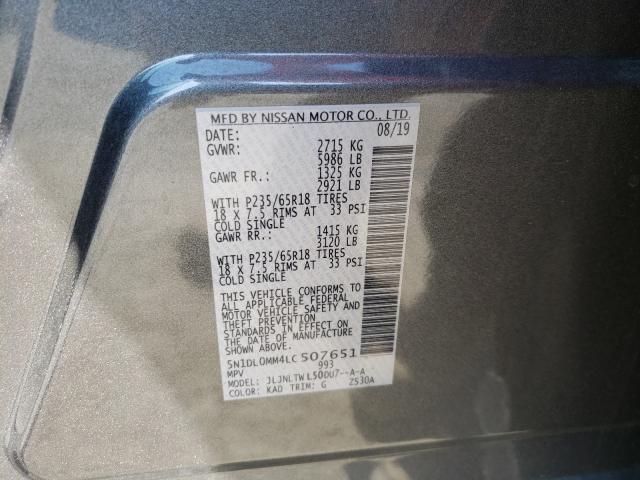 2020 INFINITI QX60 LUXE 5N1DL0MM4LC507651