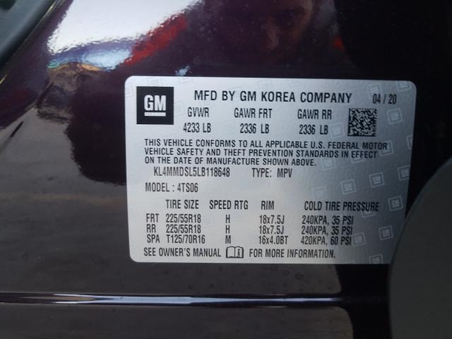 2020 BUICK ENCORE GX KL4MMDSL5LB118648