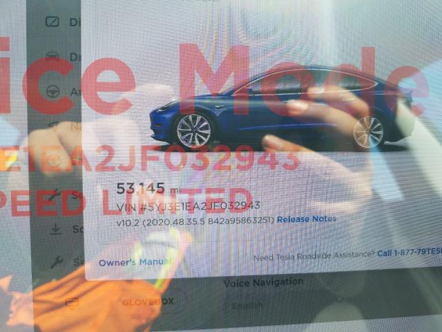 2018 TESLA MODEL 3 5YJ3E1EA2JF032943