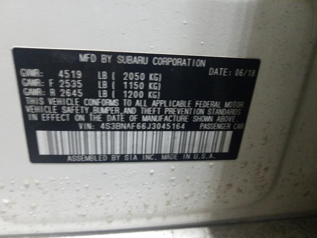 2018 SUBARU LEGACY 4S3BNAF66J3045164
