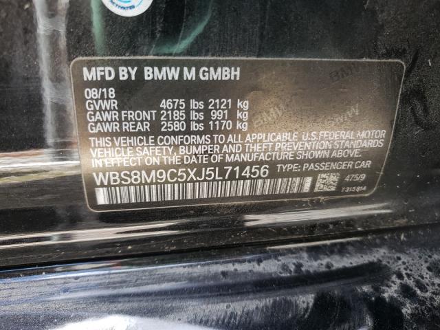 2018 BMW M3 WBS8M9C5XJ5L71456