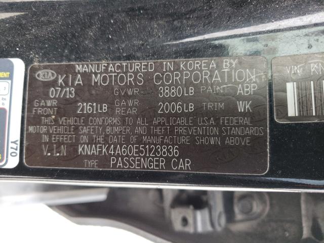 2014 KIA FORTE LX KNAFK4A60E5123836