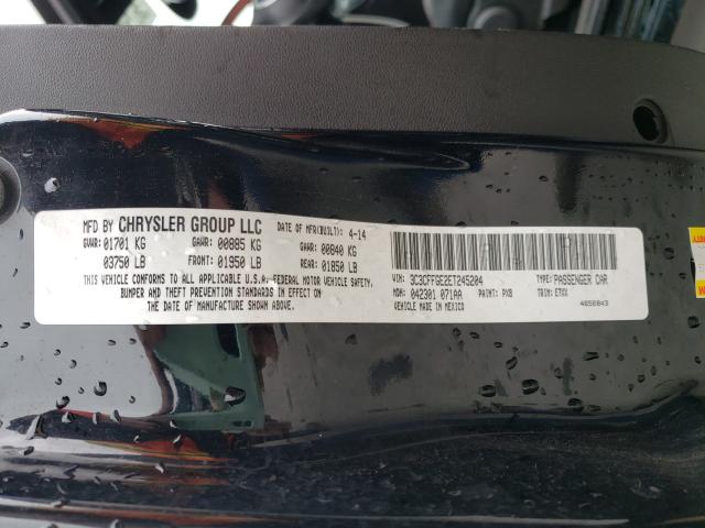 2014 FIAT 500 ELECTR 3C3CFFGE2ET245204