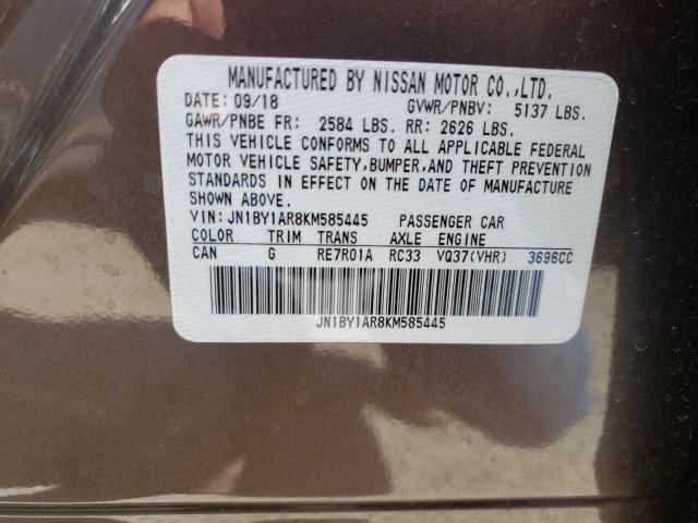 2019 INFINITI Q70 3.7 LU JN1BY1AR8KM585445