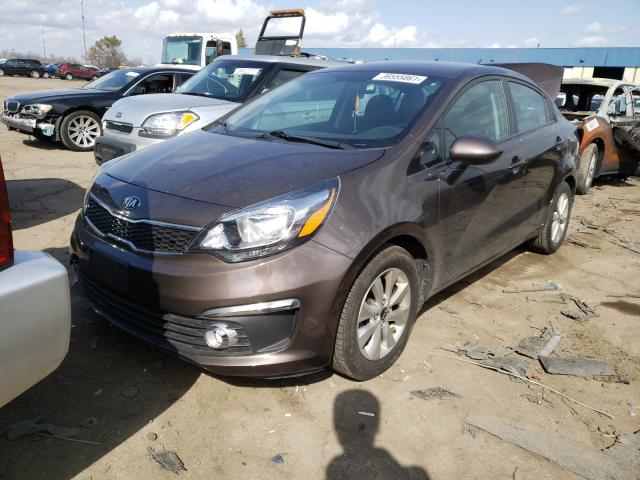 2016 KIA RIO EX KNADN4A31G6586859