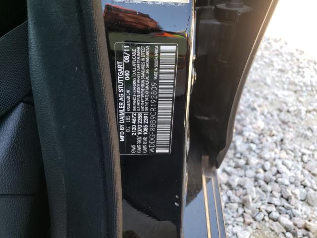 2012 MERCEDES-BENZ C 300 4MAT WDDGF8BB9CR192809