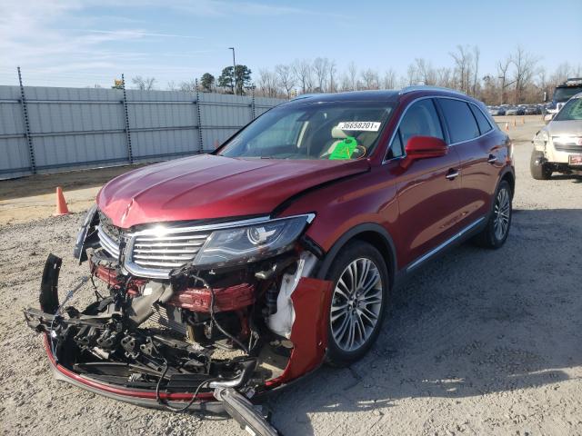 2016 LINCOLN MKX RESERV 2LMTJ6LP0GBL87941