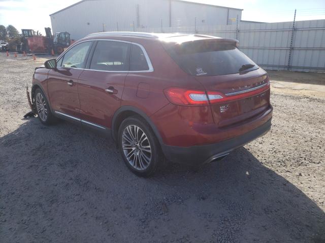 2016 LINCOLN MKX RESERV 2LMTJ6LP0GBL87941