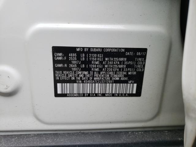 2018 SUBARU OUTBACK TO 4S4BSATC2J3212991
