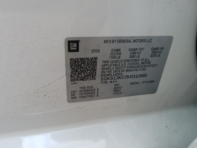 2019 GMC YUKON XL C 1GKS1JKC7KR112980
