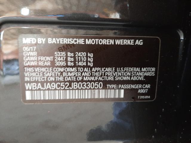 2018 BMW 530E WBAJA9C52JB033050