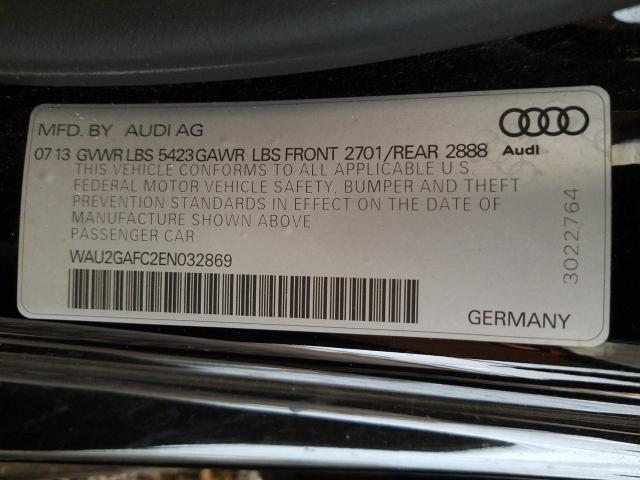 2014 AUDI A7 PRESTIG WAU2GAFC2EN032869
