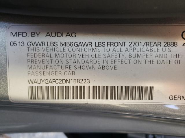2013 AUDI A7 PREMIUM WAUYGAFC2DN158223
