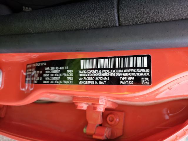 2019 JEEP RENEGADE T ZACNJBC13KPK14641