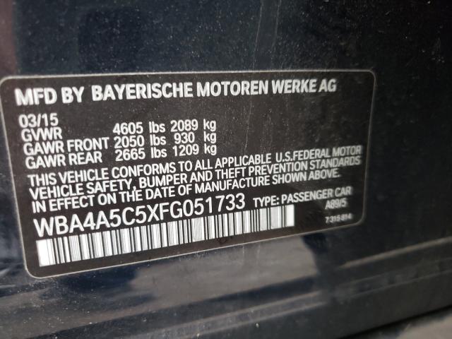 2015 BMW 428 I GRAN WBA4A5C5XFG051733