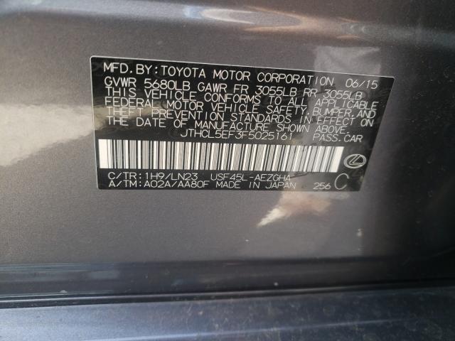 2015 LEXUS LS 460 JTHCL5EF3F5025161