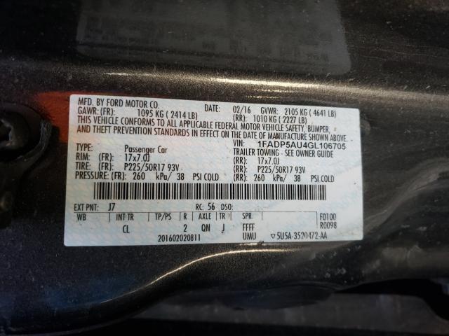 2016 FORD C-MAX SE 1FADP5AU4GL106705