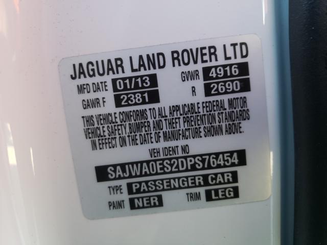 2013 JAGUAR XF SAJWA0ES2DPS76454