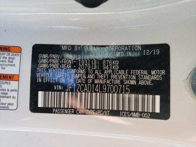 2020 SUBARU BRZ TS JF1ZCAD14L9700715