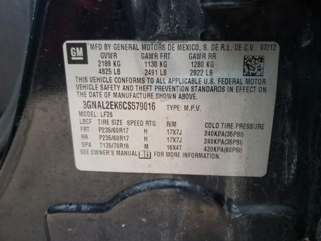 2012 CHEVROLET CAPTIVA SP 3GNAL2EK6CS579016