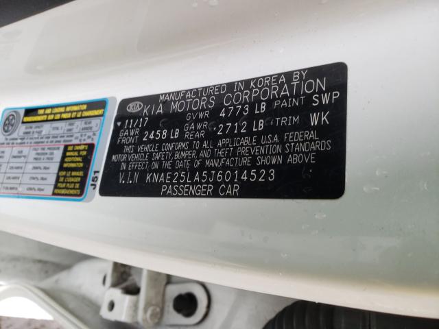 2018 KIA STINGER PR KNAE25LA5J6014523