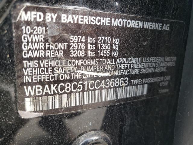 2012 BMW 750 XI WBAKC8C51CC436863