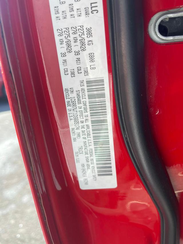 2013 RAM 1500 LONGH 1C6RR7WT1DS665174