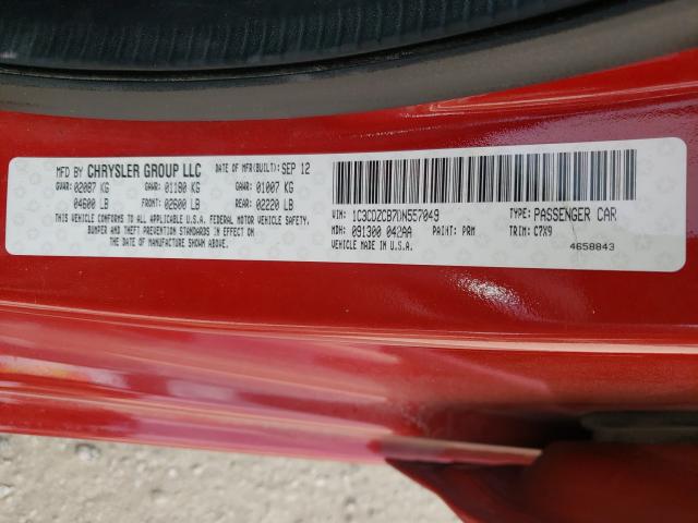 2013 DODGE AVENGER SX 1C3CDZCB7DN557049