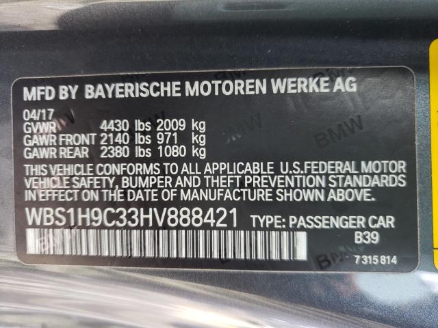 2017 BMW M2 WBS1H9C33HV888421