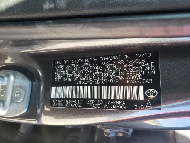 2011 TOYOTA SCION XD JTKKU4B46B1011935