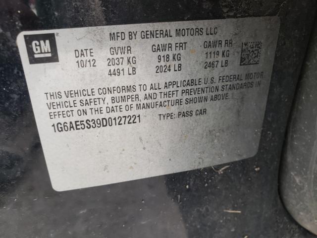 2013 CADILLAC ATS PREMIU 1G6AE5S39D0127221