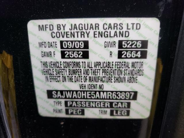 2010 JAGUAR XF SUPERCH SAJWA0HE5AMR63897