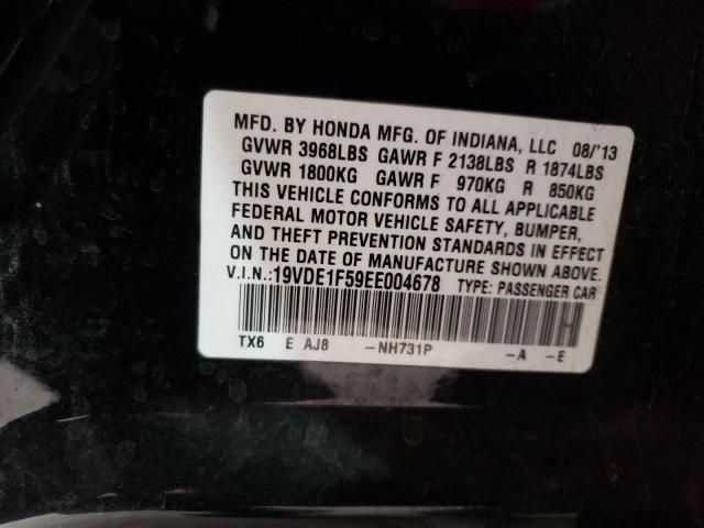 2014 ACURA ILX 20 PRE 19VDE1F59EE004678