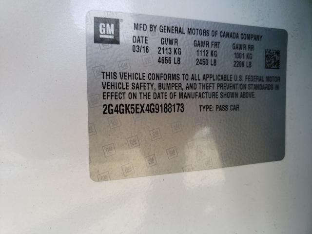 2016 BUICK REGAL 2G4GK5EX4G9188173
