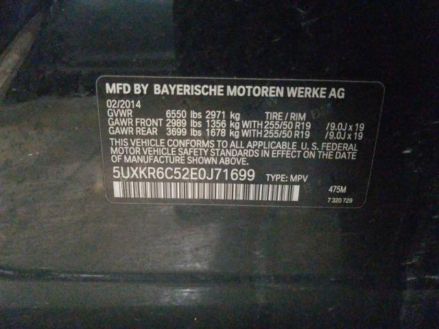 2014 BMW X5 XDRIVE5 5UXKR6C52E0J71699