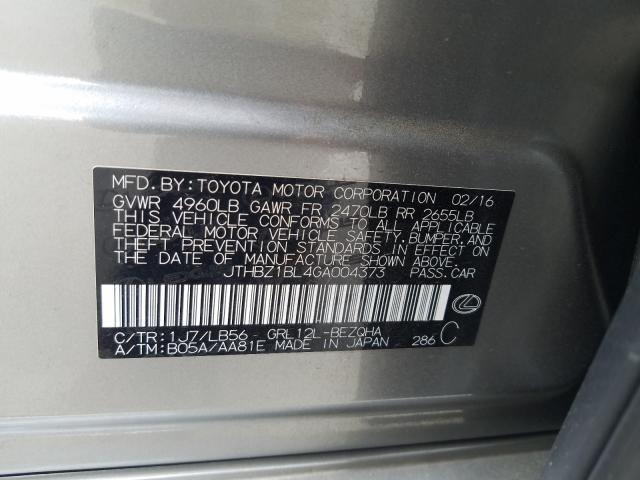 2016 LEXUS GS 350 BAS JTHBZ1BL4GA004373
