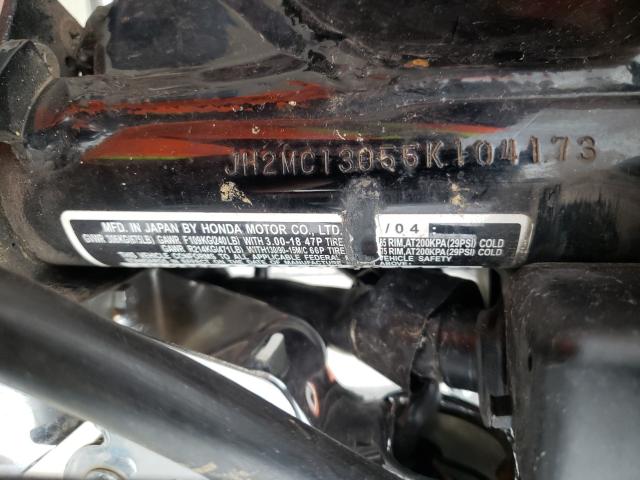 2005 HONDA CMX250 C JH2MC13055K104173