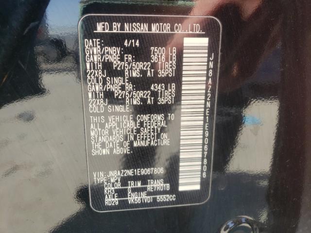 2014 INFINITI QX80 JN8AZ2NE1E9067806