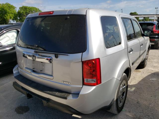 2012 HONDA PILOT LX 5FNYF4H21CB025509